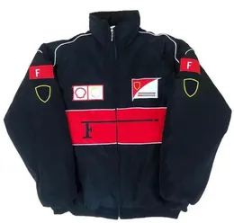 F1 Formula 1 racing jacket winter car full embroidered cotton clothing spot sale b9