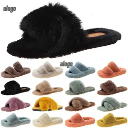 Sandals Slippers Womens Slides Women Shoes Black Grey Slide Slipper Flat Flip Flops Size 35-40 Color765 s