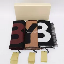 Schal-Designer-Designer-Schal mit Box, Designer-Schal, modische Winterschals, weicher Kaschmir, großer Buchstabe, wendbares Design für Herren und Damen, Schal, 3 Farben, Top-Qualität