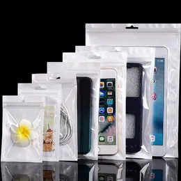 Poly Bags Clear Plastic Opp Packing Zipper Package Accessories Pvc Retail Boxes For Cable Jewelry Food Earpods Case 10*12cm 10*18cm 12*15cm 7.5*12cm many sizes available