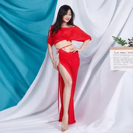 Stage Wear Belly Dance Long Skirt Set Practice Clothes Modern Suit For Women Carnaval Robe Danse Performance Costume Cabaret