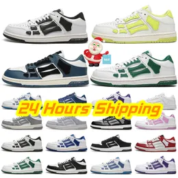 Designer shoes Athletic Shoes Bones Runner Women Men Shoes Sneakers Local Warehouse Genuine Leather Trainer Leather Plate-forme scarpe comfort size 36-45