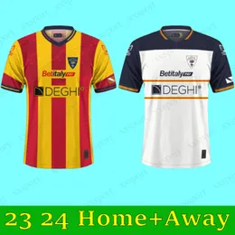 23 24 24 US Lecce Soccer Jersey Strefezza Federico Baschirotto Joan Gonzalez Wladimiro Falcone Marin Pongracic Remi Oudin Home Away Trzecia 2023 2024 Koszula piłkarska