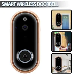 Doorbells 1pcs Video Door Intercom Visual DoorBell US Plug HD Camera Smart Ding Dong Machine Power Audio Voice Intercom YQ2301003