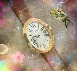 Två stift designar romerska siffror Tank Dial Watches 28mm Luxury Womens Quartz Movement Clock äkta läderfjäril Simple Small Sweet Watch Christmas Gifts