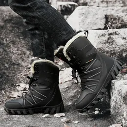 Boots 2023 Outdoor Activities Fishing Snow Work Male Footwear Men Shoes Winter Warm Waterproof Sneakers