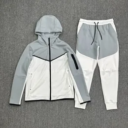 Moda Mens Trailsuit Swearpants Kadınlar Sıradan Takip 2 Parça Setleri SweatSuit Sportswear Techs Spor Sweatpants Eğitim Aşınma Giyim Eğitim Fermuarı