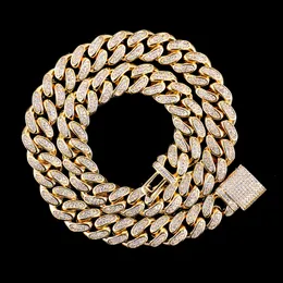 marca moda donna Augian Womens Men Gioco Moissanite Collana Cuban Link Chain Ice Out Prezzo all'ingrosso