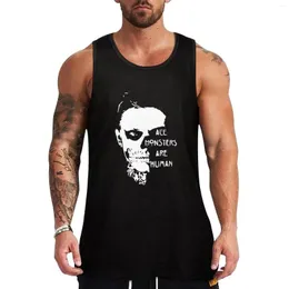 Men's Tank Tops Scary Ever Skull Top Summer Vest Japanese T-shirt Working