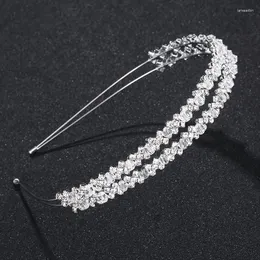 Hair Clips Bridal Crown Baroque Crystal And Tiara Multi Layer Butterfly Hairband Wedding Accessories Princess Head Hoop