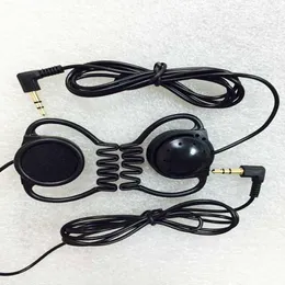 Linhuipad Stereo Hook Earbud hörlurar 1-Bud öron Eörlur för reseguide System 100 st/parti