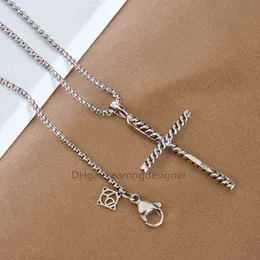 Beliebte Halskette Diamant-Halsketten Herren Dy Anhänger Frauen Kreuz VTVP