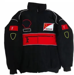 2024 equipe jaqueta com capuz nova f1 corrida dos homens hoodie das mulheres moletom com capuz fãs de corrida à prova de vento completo zip jaqueta com capuz 5a