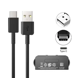 OEM USB Type C -kablar 1M/1.2M 2A Snabb laddningskabel Snabbladdningssladd för Samsung Galaxy Note 10 S10 S8 S10E S10P Huawei P20 P30