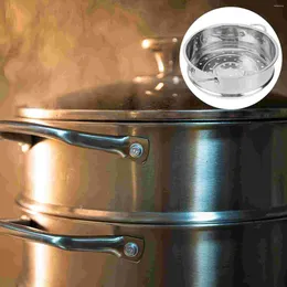 Doppia caldaia maniglia panino a vapore in acciaio inox cestino per alimenti pentole griglia cucina pollo