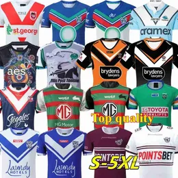 T-shirts 2023 Sharks Rugby Jerseys Rabbitohs Training Sportswear Singlet All Nrl League Vest Top Quality Size S-5xl
