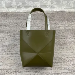 Designer Bag Puzzle Fold Handväska Kvinnor axel modepåsar läder bärbar diagonal vikning ryggsäck korspåsar lyxiga crossbody tote lady handväskor