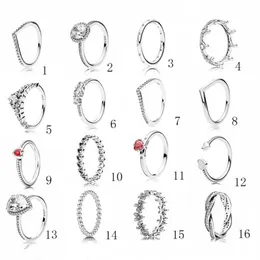 925 Sterling Silver Fashion Designer Jewelry Women Rings Rings Diamond RING Wedding Engagement Ring For Women306w