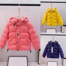 جاكيتات Baby Girls Designer Offs Jackets Down Coats Toddler Winter Jackets Boys Girl with Badge White White Whare Outwear Children Classic Parkas Y5SF#