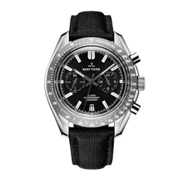 sport watch men mens wrist watches Reef Tiger luminous chronograph waterproof quartz wristwatch nylon band montre homme RGA3033 T2295K