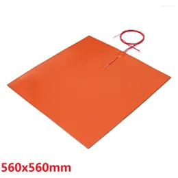 Carpets 110v 1400W 560 560mm Silicone Heated Bed Heating Pad For 3D Printer With Adhesive NTC 100K