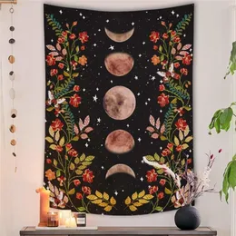 Blankets & Swaddling House Tapestry Flower Bed Starry Sky Carpet Artist Home Decoration Accessories341U