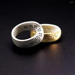 Hänge halsband mobius ring för män margiela mm6 lyckligt numrhalsband kvinnor alla hjärtans dag smycken hip hop party tillbehör