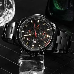 Zegarek mechaniczny Mężczyźni wielofunkcyjny Waterproof Waterproof Complete Calendar Automatyczne zegarki Montre Relogio LY12730
