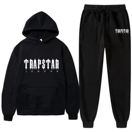 Men's Tracksuits Mens Tracksuit Trend Hooded 2 Pieces Set Hoodie Sportwear Jogging Outfit Logo Man Clothing2461