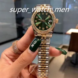 Moda automatyczna mechaniczna kobieta zegarek 26 mm 36 mm 36 mm Diamentowa ramka damowa datejust zegarki jubileuszowe ze stali nierdzewnej damskie panie 259e