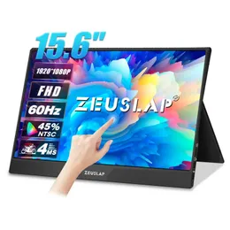 15.6inch touch panel portable monitor usb type c -compatible computer touch monitor for ps4 switch xbox one laptop phone