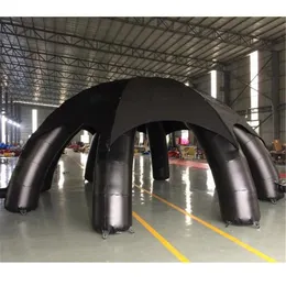 Customized inflatable dome tent with beams waterproof 8m 6m pop up spider event party marquee disco shelter for rental or 207d