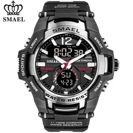 Smael Men Watches Fashion Sport Super Cool Quartz LED Digital Watch 50m防水腕前メンズクロックRelogio Masculino 2323F