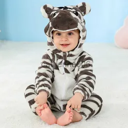 Särskilda tillfällen Umorden Animal Zebra Costume Romper Jumpsuit Onesie For Baby Toddler 0-24m 24-36m Halloween Birthday Purim Fantasia kläder x1004
