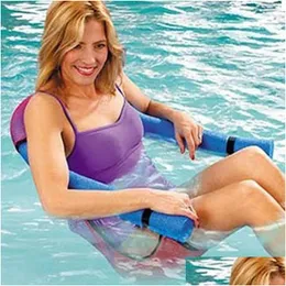 أنابيب عوامات قابلة للنفخ 7.5x150 سم كرسي المعكرونة للأطفال ADT Water Math Mesh Mesh Pool Float Float Ring Summer Party Air Matt DHJP2