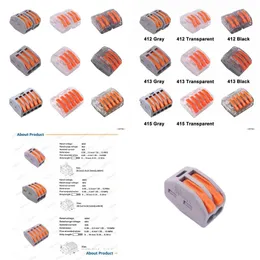 Other Electronics Mini Fast Wago -412 413 415 Pct212 213 Compact Wire Wiring Connector Conductor Terminal Block Drop Delivery Dhvb4