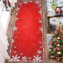 5x7 Christmas Area Rug Bedroom Living Room Non-Slip Indoor Throw Rug