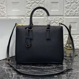 Designer Galleria Saffiano Leather Shoulder Bag Women Luxury Fashion Handbag Black Bags h8Pw#