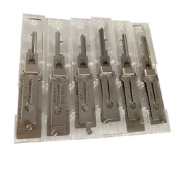 Locksmith Supplies Set Tools Original Lishi 2 In 1 Sc1 -L Sc4 L Kw1L Kw5L R52L S123/C123 Lock Pick And Decoder Drop Delivery Securit Dhjmn