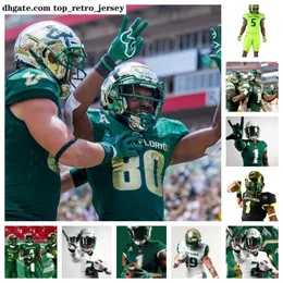 2023 South Florida Bulls Football Jersey 62 Derek Bowman 74 Deonte Bowie 78 Drew Perez 6 Michael Brown-Stephens 17 Byrum Brown 3 Bernard Gooden 21 Jaelen Stokes