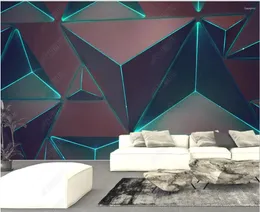 Wallpapers 3d Wallpaper On The Wall Custom Mural European Abstract Geometric Pattern Bedroom Home Decor Po For Walls In Rolls