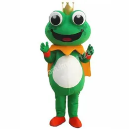 Frog Maskot Kostümleri Karnaval Hallowen Hediyeleri Unisex Yetişkinler Süslü Oyunlar Kıyafet Tatil Açık Reklam Kıyafet Takım