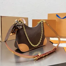Designer Boulogne luxury classic bag handbags chain leather Black Natural Beige long short shoulder Crossbody bags N5sC#