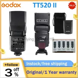 Teste flash Godox TT520 II TT520II con segnale wireless integrato 433 MHz + trigger per fotocamere DSLR Pentax Olympus YQ231005