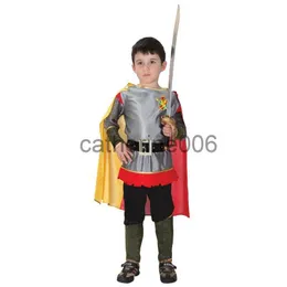 Special Occasions Kids Child Brave Loyal Knight Costume Roman Warrior Prince Costumes for Boys Carnival Purim Halloween Cosplay x1004