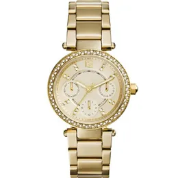 orologi da donna di moda montre orologio al quarzo oro designer micheal korrs diamante M5615 5616 6055 6056 orologio da donna di luss montre d237M