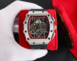 ZY Factory produce orologio da uomo RM65-01 movimento meccanico svizzero 49mmX41mmX15mm cinturino in caucciù fibbia pieghevole