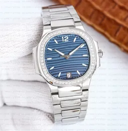 35 mm 40 mm 5A Wysokiej jakości Nautilus Watch Watch Watche Watche Automatyczne mechaniczne zegarki modowe Styl Wodoodporne zegarki ze stali nierdzewnej Wodoodporne zegarki ceramiczne