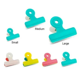 Portable Plastic Bag Clips Kitchen Accessories Food Clip Multipurpose Chip Bag Assorted Colors Air Tight Seal Grip