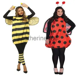 Special Occasions Adult Child Cute Cosplay Bumble Bee Costume Sets 2023 Unisex Stage Show Halloween Carnival Dress Up Party Fancy Dress Hombre x1004